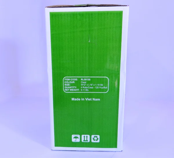 Roll Bags – Clear – 12” x 19”