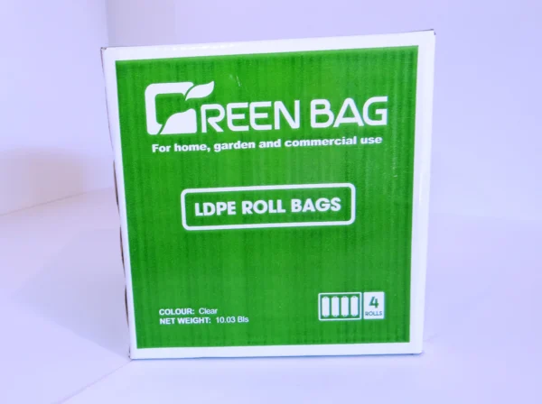 Bag Clear Low-Density Poly Bags on Roll – 8" x 4" x 18", 1.0 mil